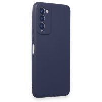 Newface Tecno Camon 18P Kılıf First Silikon - Lacivert