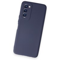 Newface Tecno Camon 18P Kılıf First Silikon - Lacivert