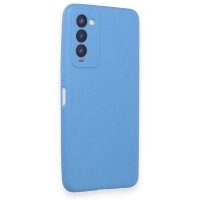 Newface Tecno Camon 18T Kılıf First Silikon - Mavi