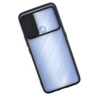 Newface Tecno Pova Kılıf Palm Buzlu Kamera Sürgülü Silikon - Siyah