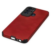 Newface Tecno Pova Neo Kılıf Loop Deri Silikon - Kırmızı