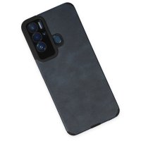 Newface Tecno Pova Neo Kılıf Loop Deri Silikon - Lacivert