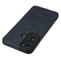 Newface Tecno Pova Neo Kılıf Loop Deri Silikon - Lacivert