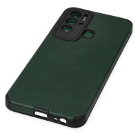 Newface Tecno Pova Neo Kılıf Loop Deri Silikon - Yeşil