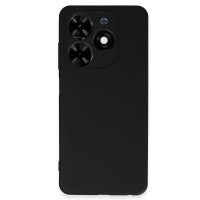 Newface Tecno Spark 20 Kılıf First Silikon - Siyah