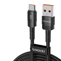 Newface Toocki TQ-X12 1M 100W Hasırlı Usb to Type-C PD Hızlı Şarj Kablosu - Siyah