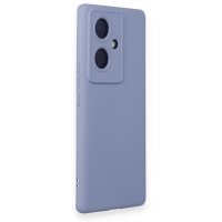 Newface Vivo V29 Lite Kılıf Nano içi Kadife Silikon - Lila