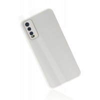 Newface Vivo Y20 Kılıf Glass Kapak - Beyaz