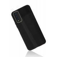Newface Vivo Y20 Kılıf Glass Kapak - Siyah