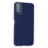 Newface Vivo Y11S Kılıf Lansman Glass Kapak - Sky Blue