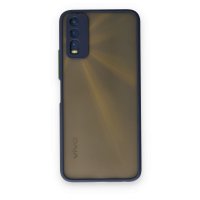 Newface Vivo Y11S Kılıf Montreal Silikon Kapak - Lacivert