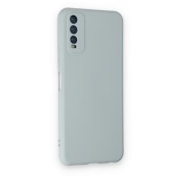 Newface Vivo Y11S Kılıf Nano içi Kadife Silikon - Buz Mavisi