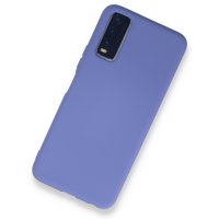 Newface Vivo Y11S Kılıf Nano içi Kadife Silikon - Lila