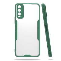 Newface Vivo Y11S Kılıf Platin Silikon - Yeşil
