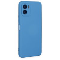 Newface Vivo Y15S Kılıf Nano içi Kadife Silikon - Mavi