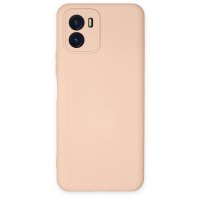 Newface Vivo Y15S Kılıf Nano içi Kadife  Silikon - Pudra