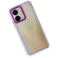 Newface Vivo Y16 Kılıf Dora Kapak - Lila