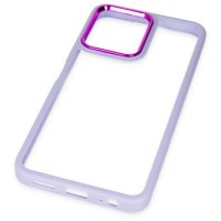 Newface Vivo Y16 Kılıf Dora Kapak - Lila