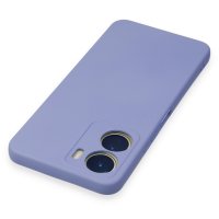 Newface Vivo Y16 Kılıf Nano içi Kadife Silikon - Lila