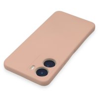 Newface Vivo Y16 Kılıf Nano içi Kadife Silikon - Pudra