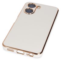 Newface Vivo Y16 Kılıf Volet Silikon - Beyaz