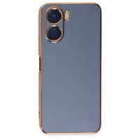 Newface Vivo Y16 Kılıf Volet Silikon - Mavi