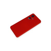Newface Vivo Y17S Kılıf Nano içi Kadife Silikon - Kırmızı