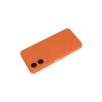 Newface Vivo Y17S Kılıf Nano içi Kadife Silikon - Turuncu