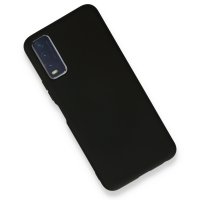 Newface Vivo Y20 Kılıf Nano içi Kadife Silikon - Siyah