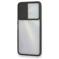 Newface Vivo Y20 Kılıf Palm Buzlu Kamera Sürgülü Silikon - Siyah