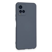 Newface Vivo Y21 Kılıf Nano içi Kadife Silikon - Gri