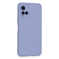 Newface Vivo Y21 Kılıf Nano içi Kadife Silikon - Lila
