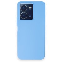 Newface Vivo Y22S Kılıf First Silikon - Mavi