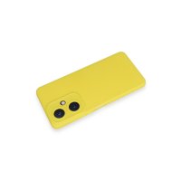 Newface Vivo Y27 Kılıf Nano içi Kadife Silikon - Sarı