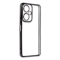 Newface Vivo Y27 Kılıf Razer Lensli Silikon - Siyah