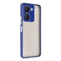 Newface Vivo Y36 Kılıf Montreal Silikon Kapak - Lacivert