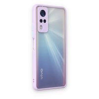 Newface Vivo Y51 Kılıf Montreal Silikon Kapak - Mor
