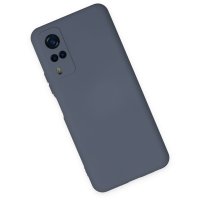 Newface Vivo Y51 Kılıf Nano içi Kadife Silikon - Gri