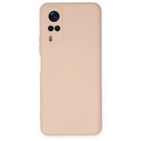 Newface Vivo Y51 Kılıf Nano içi Kadife  Silikon - Pudra