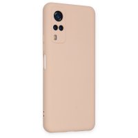 Newface Vivo Y51 Kılıf Nano içi Kadife  Silikon - Pudra