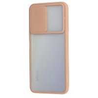 Newface Vivo Y51 Kılıf Palm Buzlu Kamera Sürgülü Silikon - Pembe