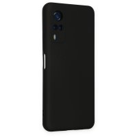 Newface Vivo Y51A Kılıf Nano içi Kadife  Silikon - Siyah
