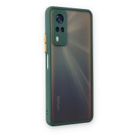 Newface Vivo Y53S Kılıf Montreal Silikon Kapak - Yeşil