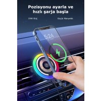 Newface W05 RGB Magneticsafe Araç Şarj