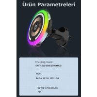 Newface W05 RGB Magneticsafe Araç Şarj