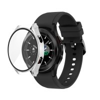 Newface Watch 4 46mm Wall Camlı Kasa Ekran Koruyucu - Gümüş
