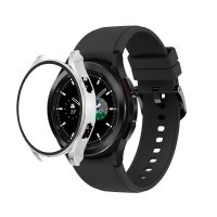 Newface Watch 5 Pro 45mm Wall Camlı Kasa Ekran Koruyucu - Gümüş