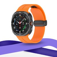 Newface Watch 7 Ultra KR418 Tender Silikon Kordon - Siyah