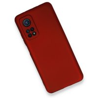 Newface Xiaomi Mi 10T Kılıf First Silikon - Bordo