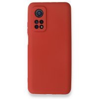Newface Xiaomi Mi 10T Kılıf First Silikon - Kırmızı